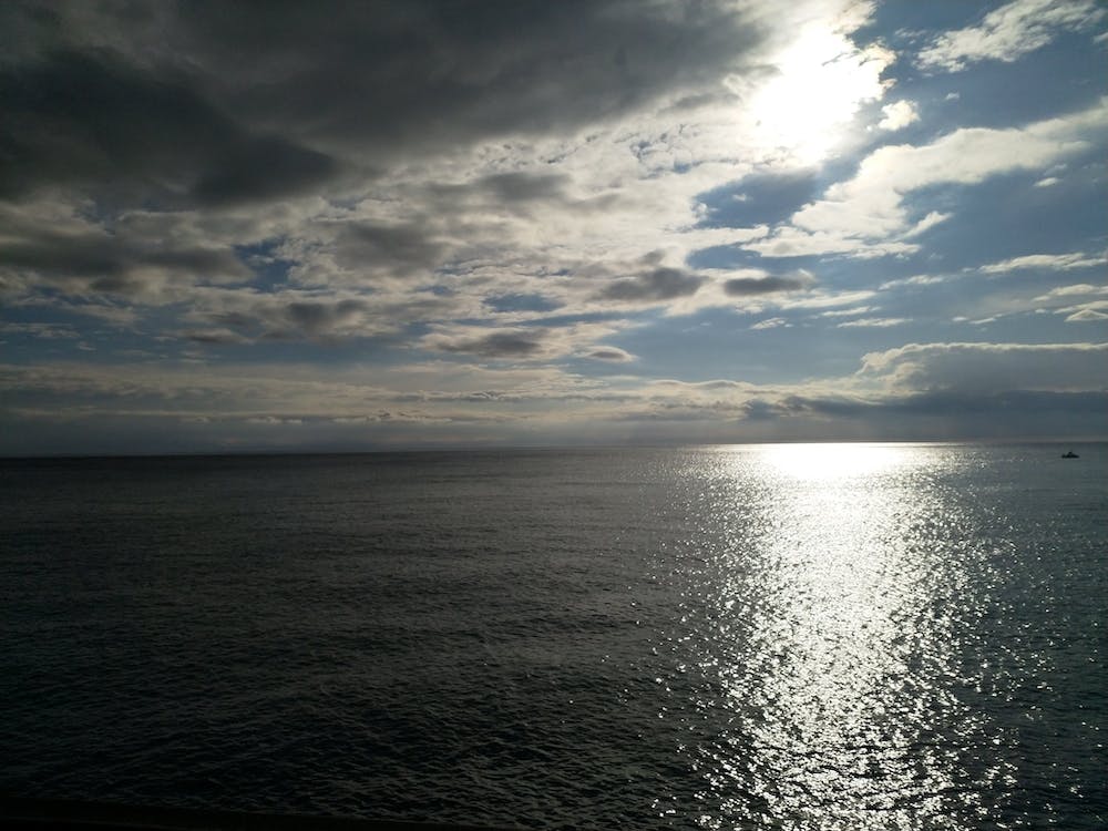 Sun Shines Over The Sea Italy 