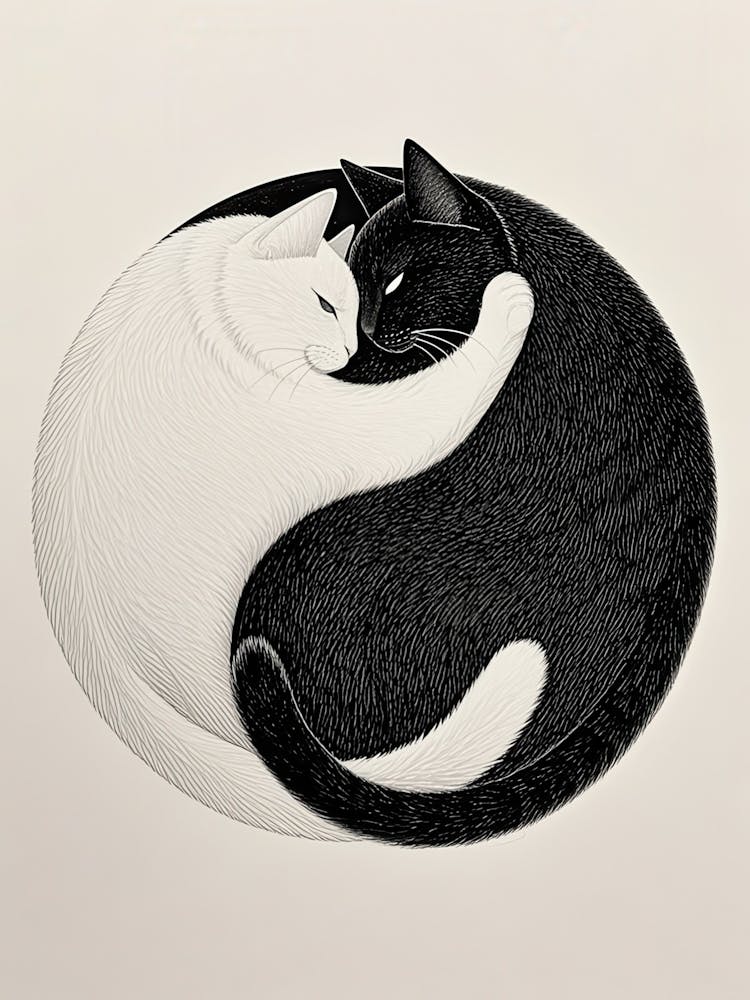 Yin Yang Cats 1