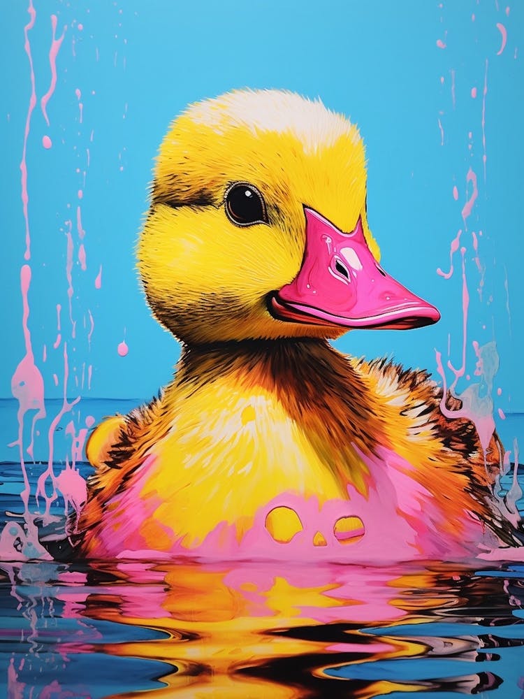 Duckling Pop Art 2