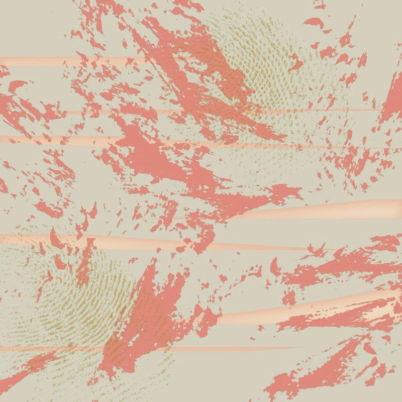 Abstract Painting In Peach Fuzz Colors