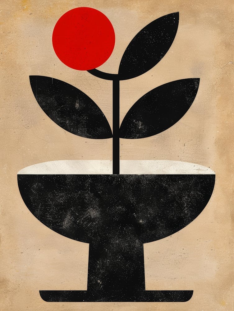 Flower In A Pot 1