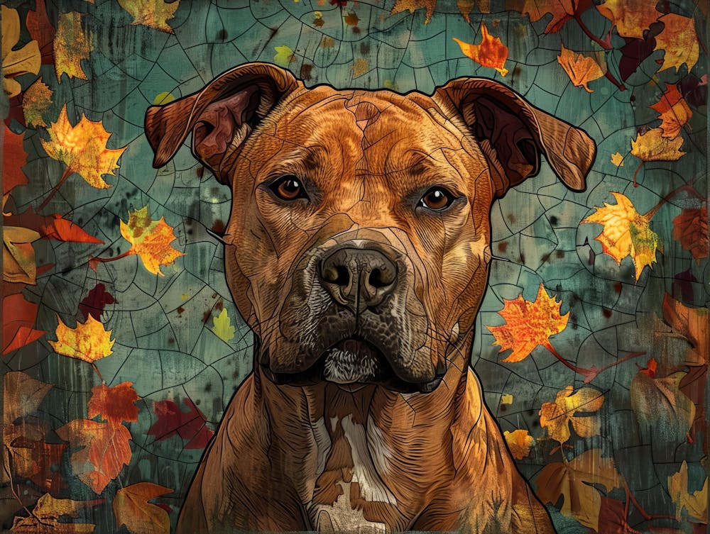 Pitbull Fine Art Portrait 2