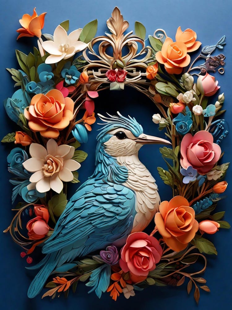 Bird In A Wreath 23