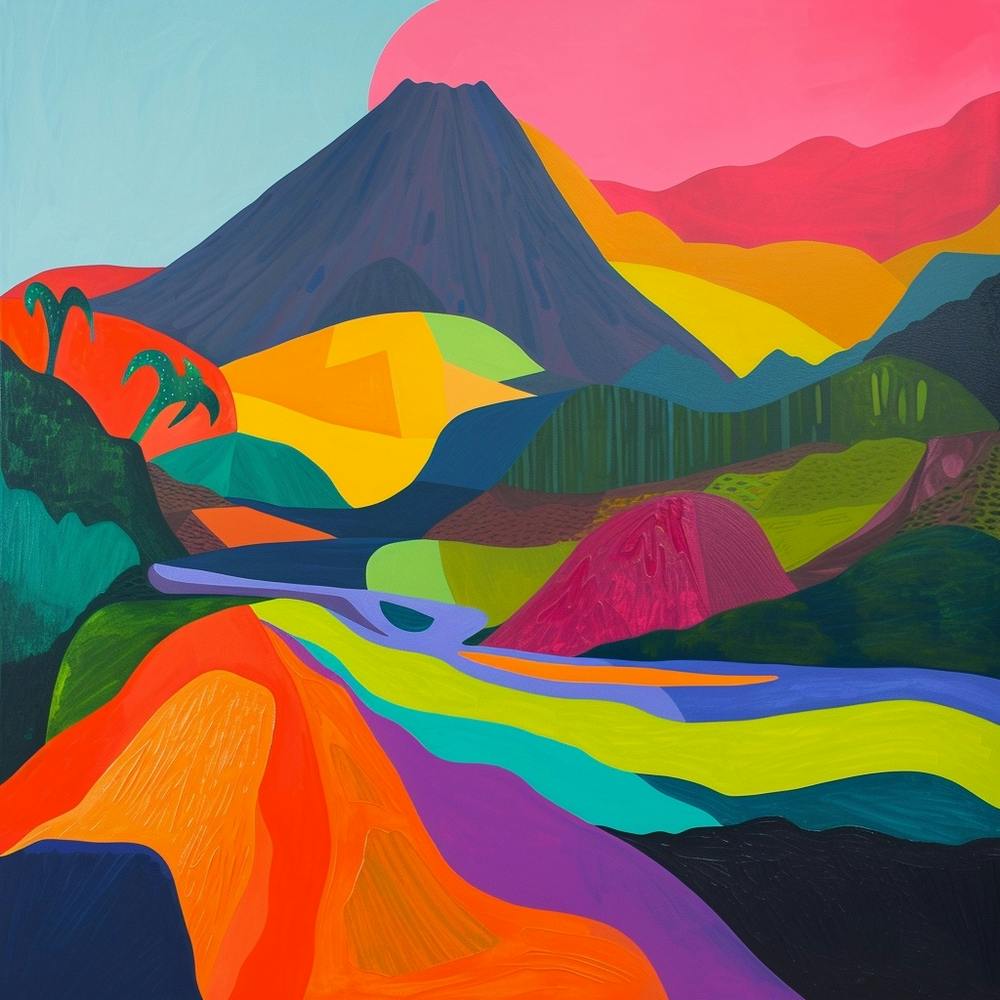 Abstract Travel Collection La Fortuna Costa Rica 2