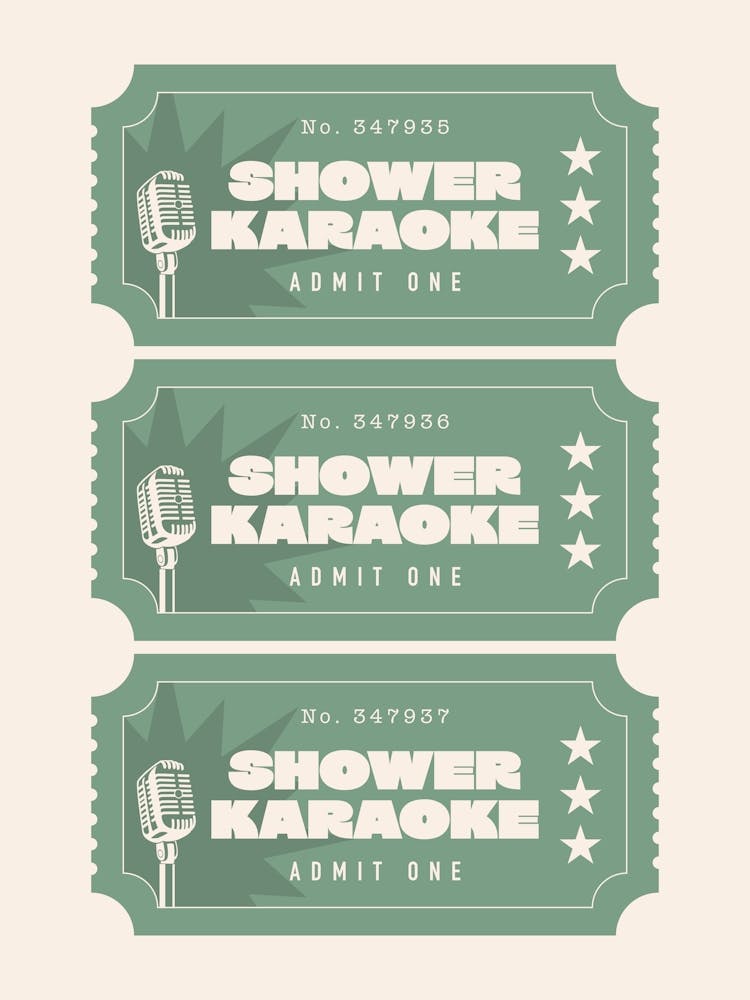 Shower Karaoke - Salle de Bain Verte