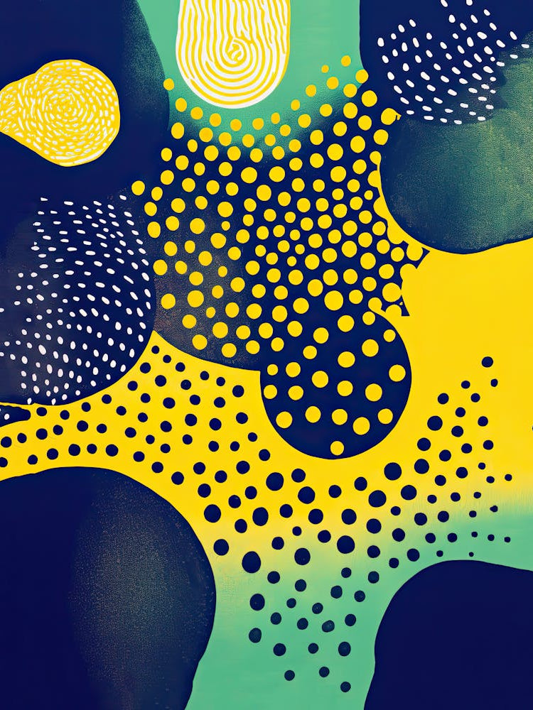 Echoing Frequencies Otherworldly Abstract Surrealism