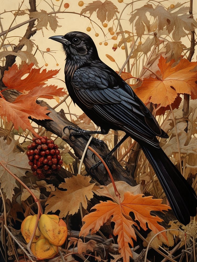 Dark And Moody Botanical Lark 1