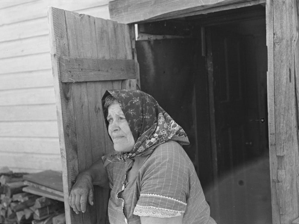 Wife Of Bohemian Farmer Near Black River Falls, Wisconsin By Russell Lee