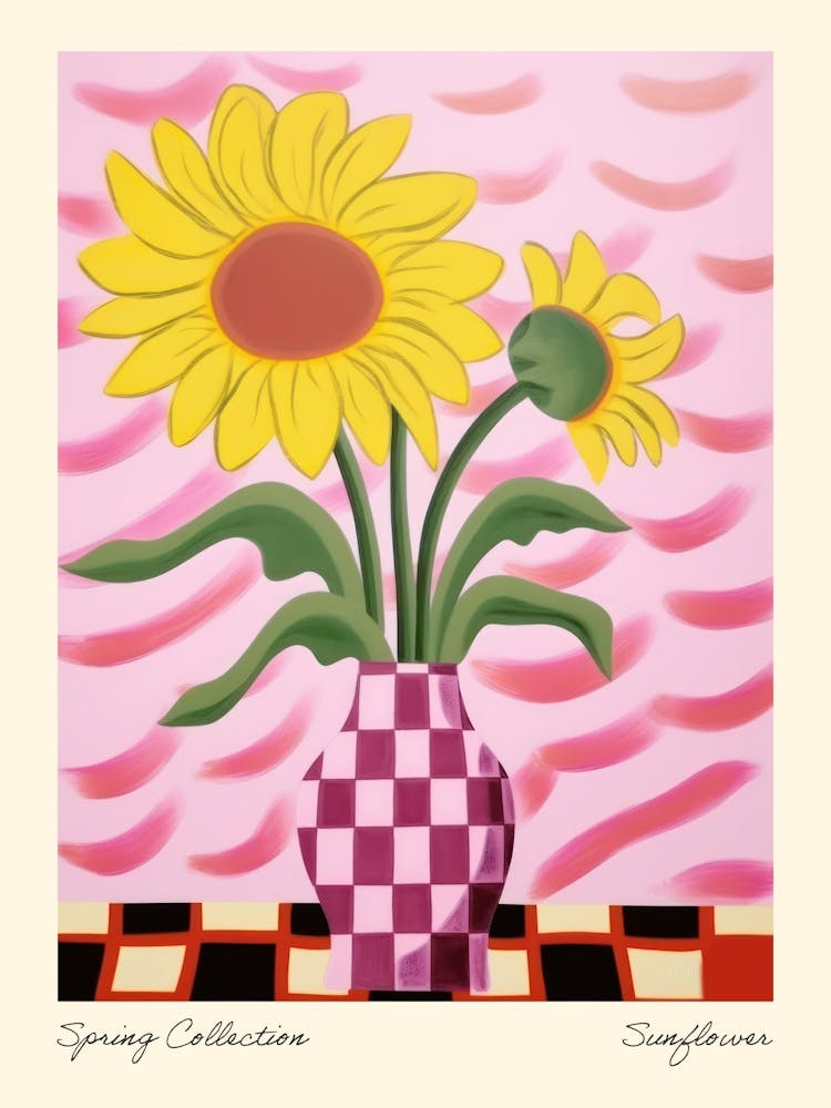 Spring Collection Sunflower Flower Vase 2