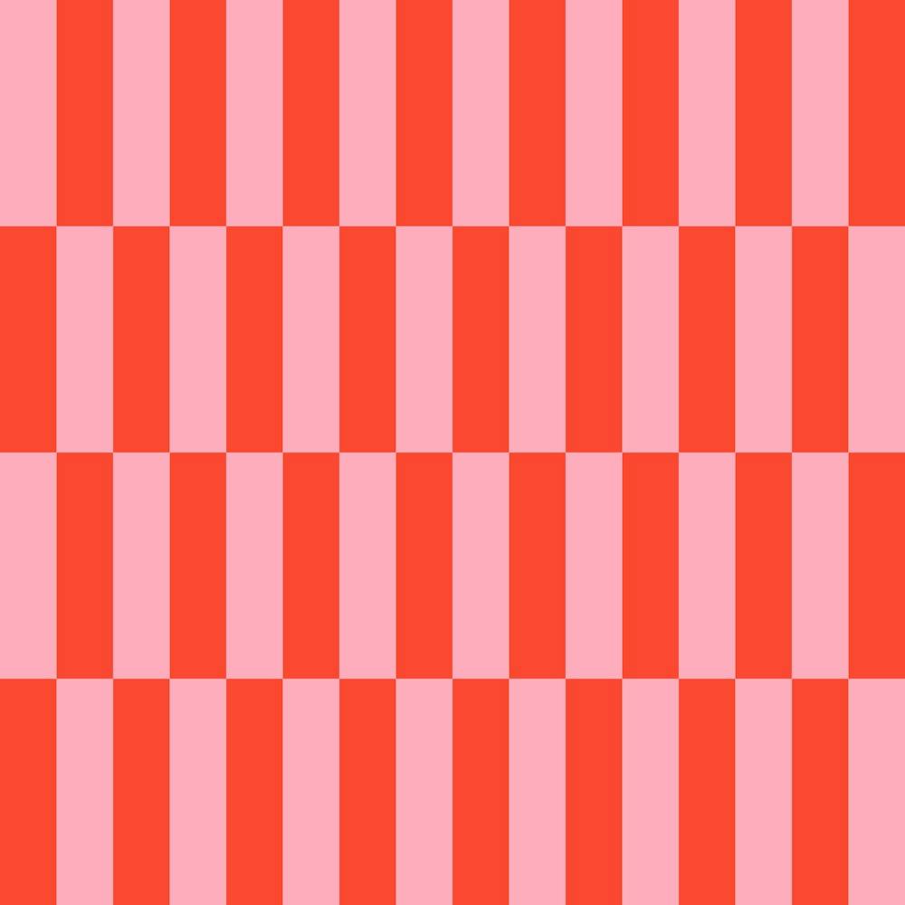 Orange Coral Lines