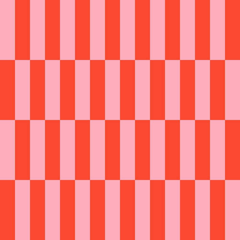 Orange Coral Lines