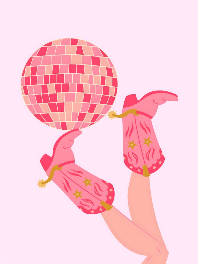 Pink Disco Ball 1