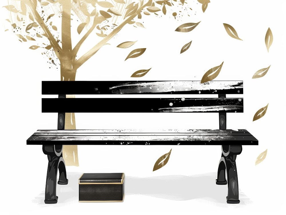 Bench By A Tree