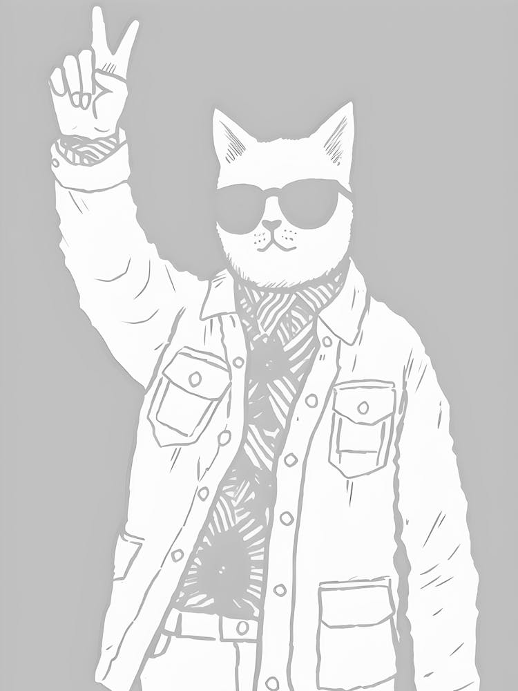 Cat With Sunglasses