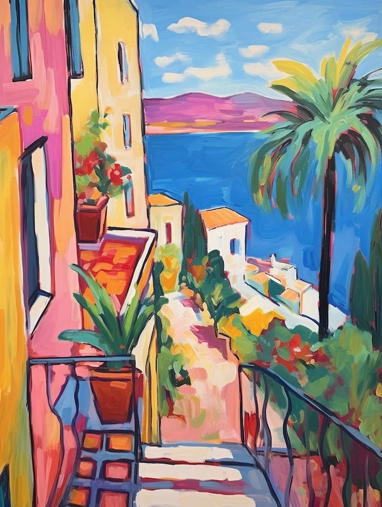 Izmir Turkey 2 Fauvist Painting