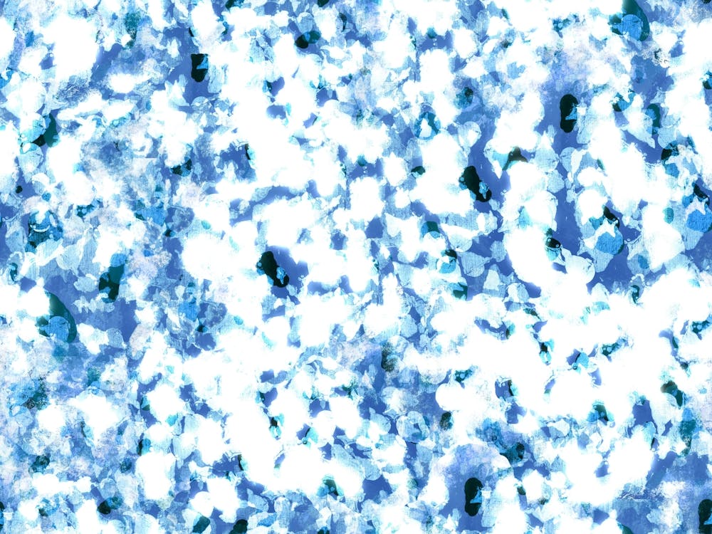 Blauer und Weißer Marmor Abstrakt