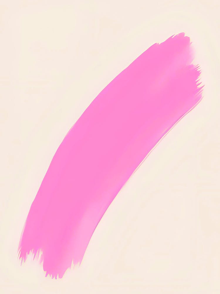 Pink Brush Stroke