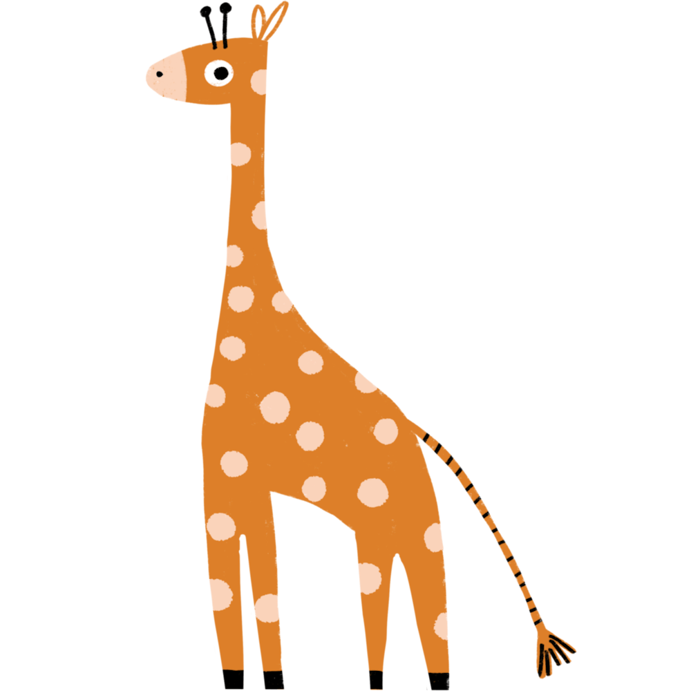 Cute Funny Little Giraffe