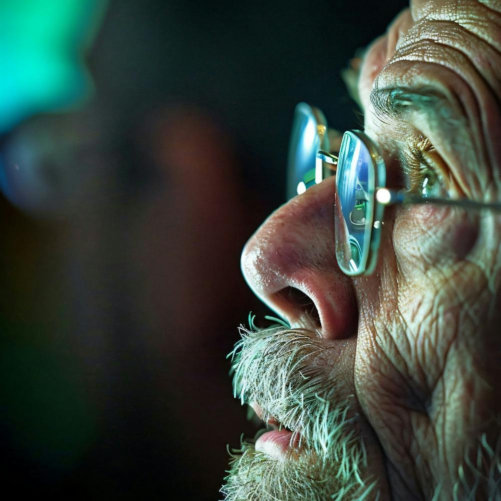 Old Man With Glasses 1