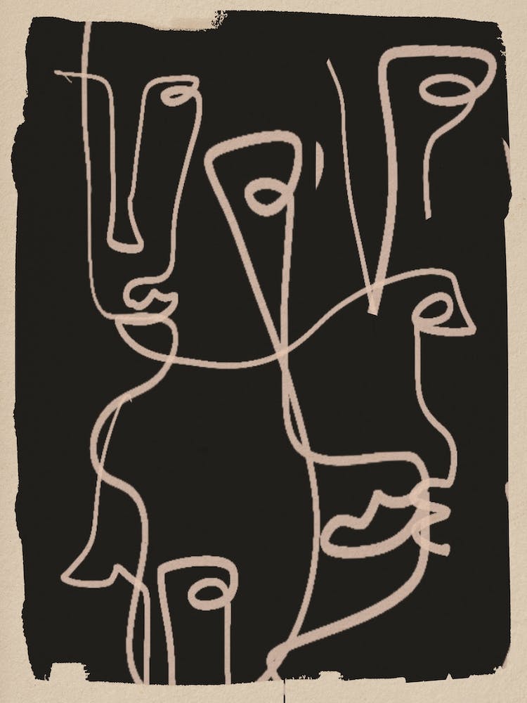 Minimal Abstract Line Art 4