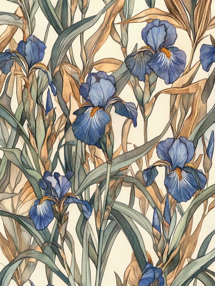 Iris Abstract 001