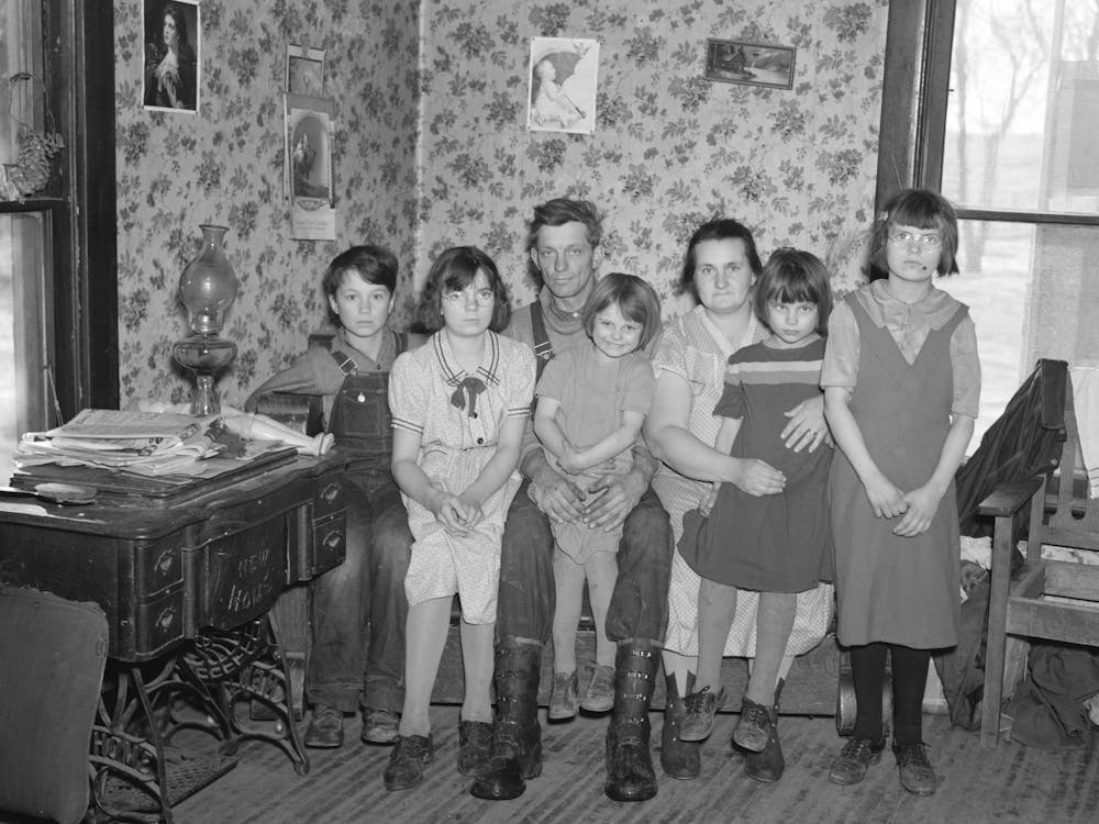 Edgar Allen, Wife, And Children,They Are Tenants Of Private Party On One Hundred Sixty Acre Farm Near Milford, Iowa
