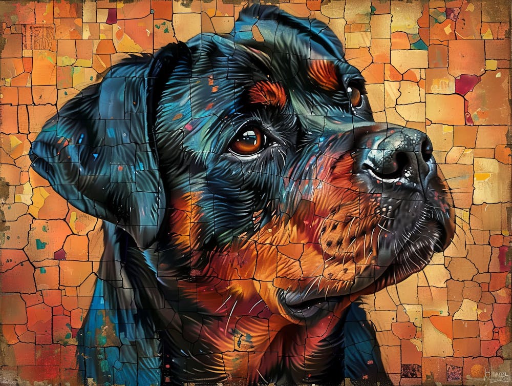 Rottweiler Fine Art Portrait 2