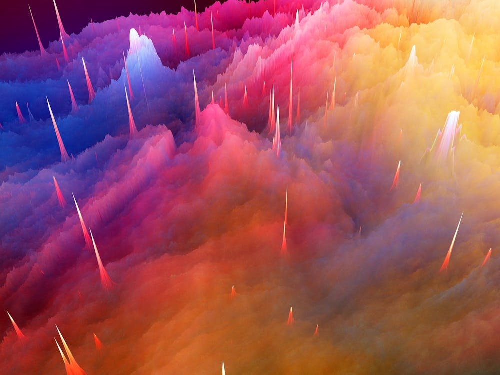 Space explosion - space neon poster, synthwave poster 1