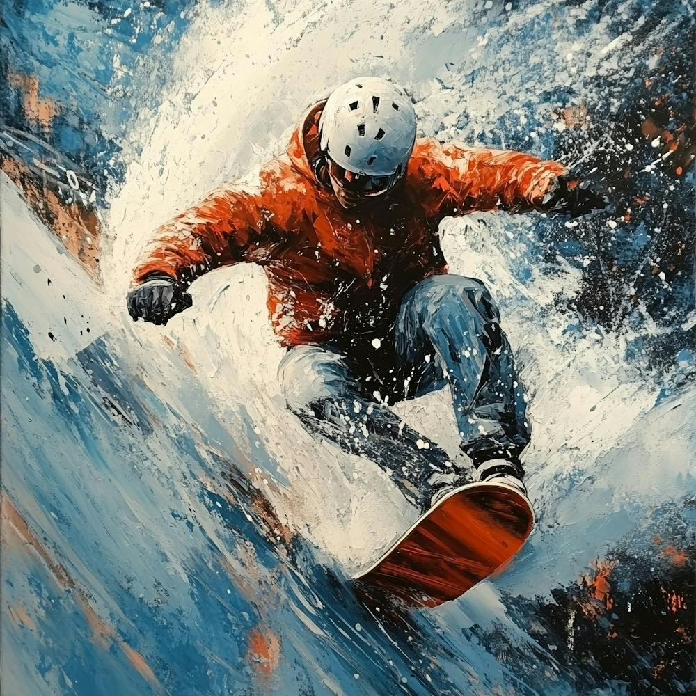 Snowboarder Art 3