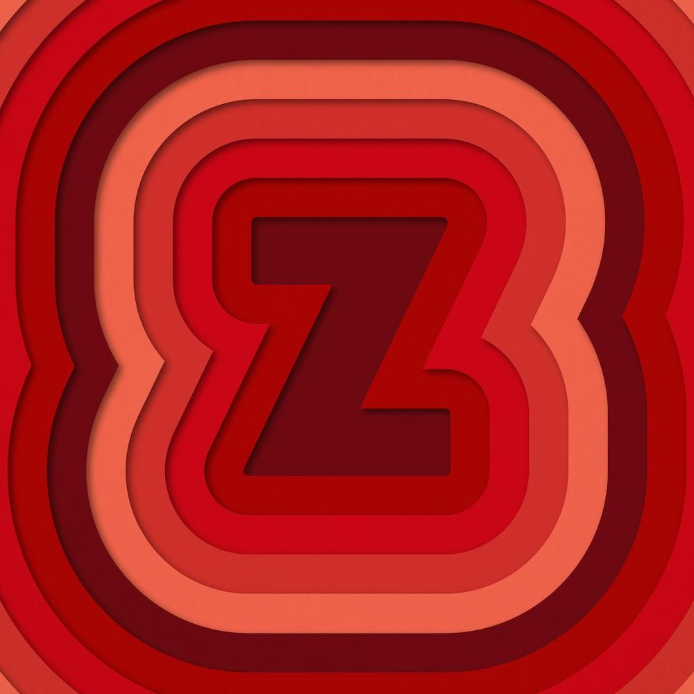 Z Paper Alphabet 