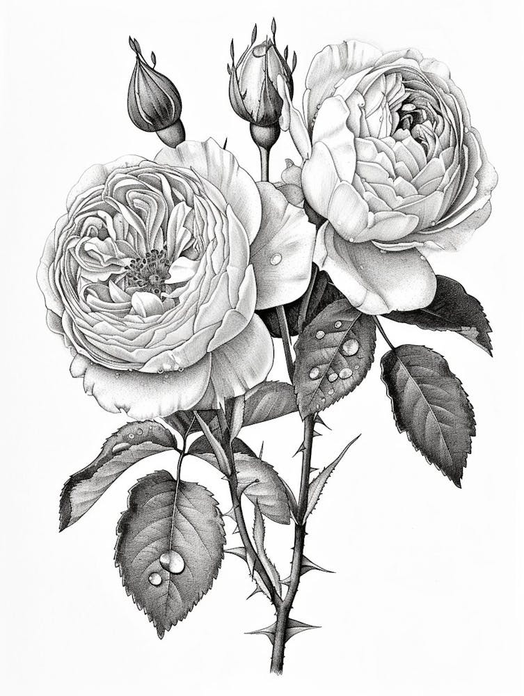 Roses Sketch 50