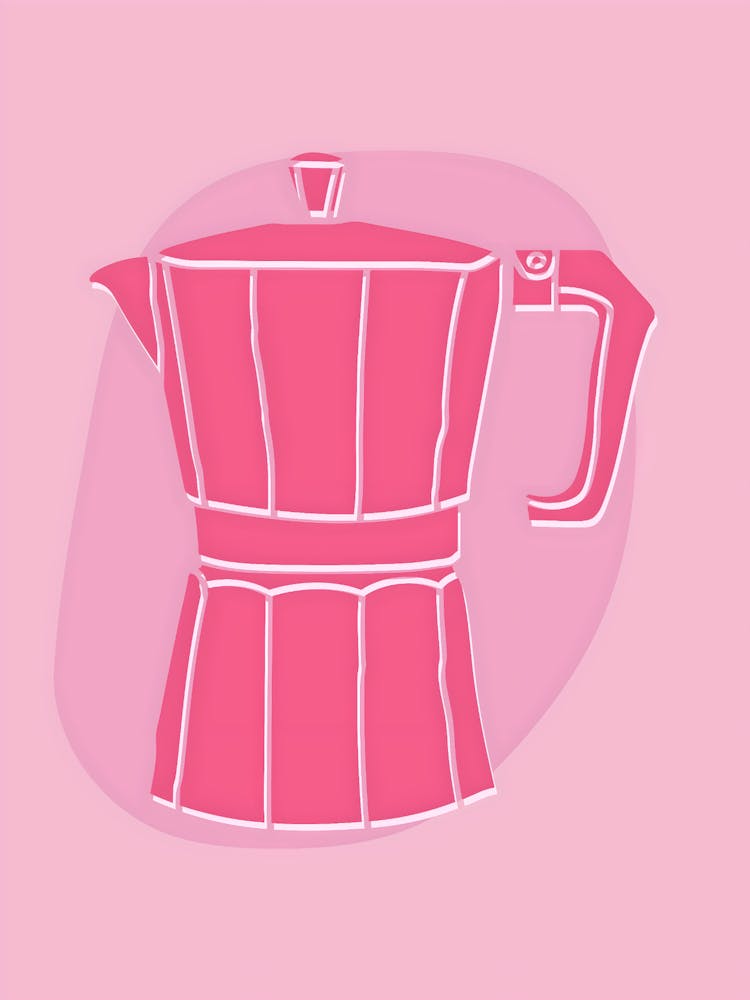 Pink Coffee Pot 2