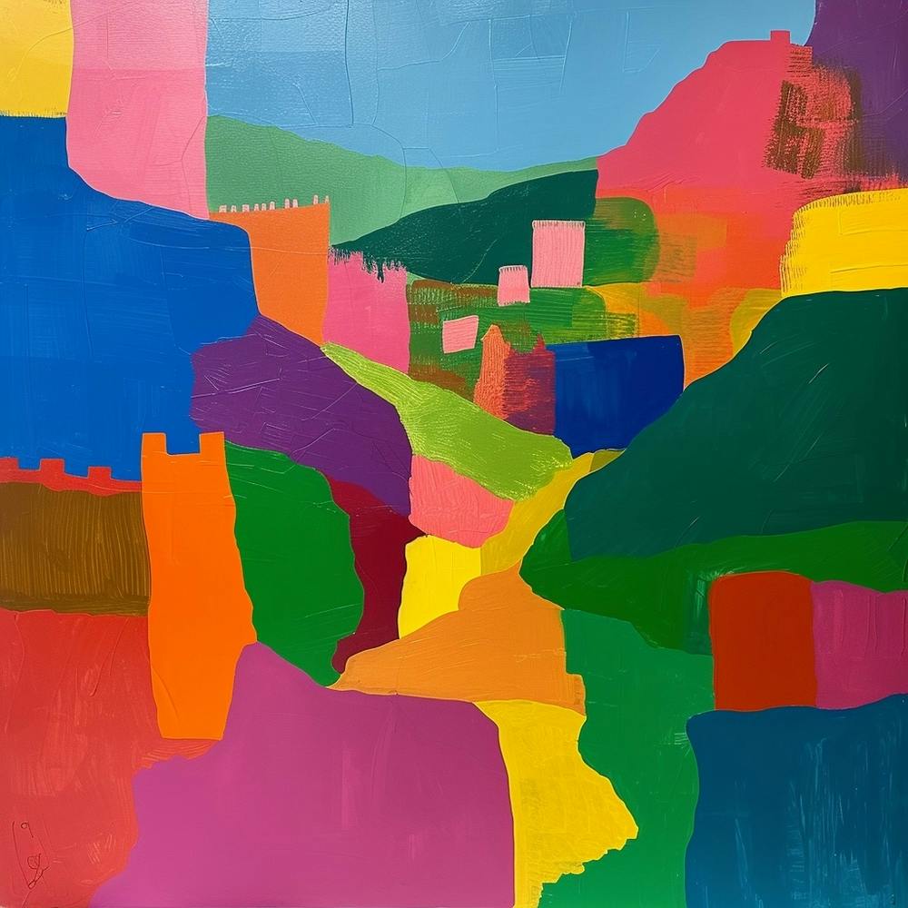 Abstract Travel Collection Bogota Colombia 1