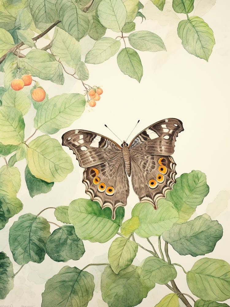 Storybook Animal Watercolour Butterfly 2