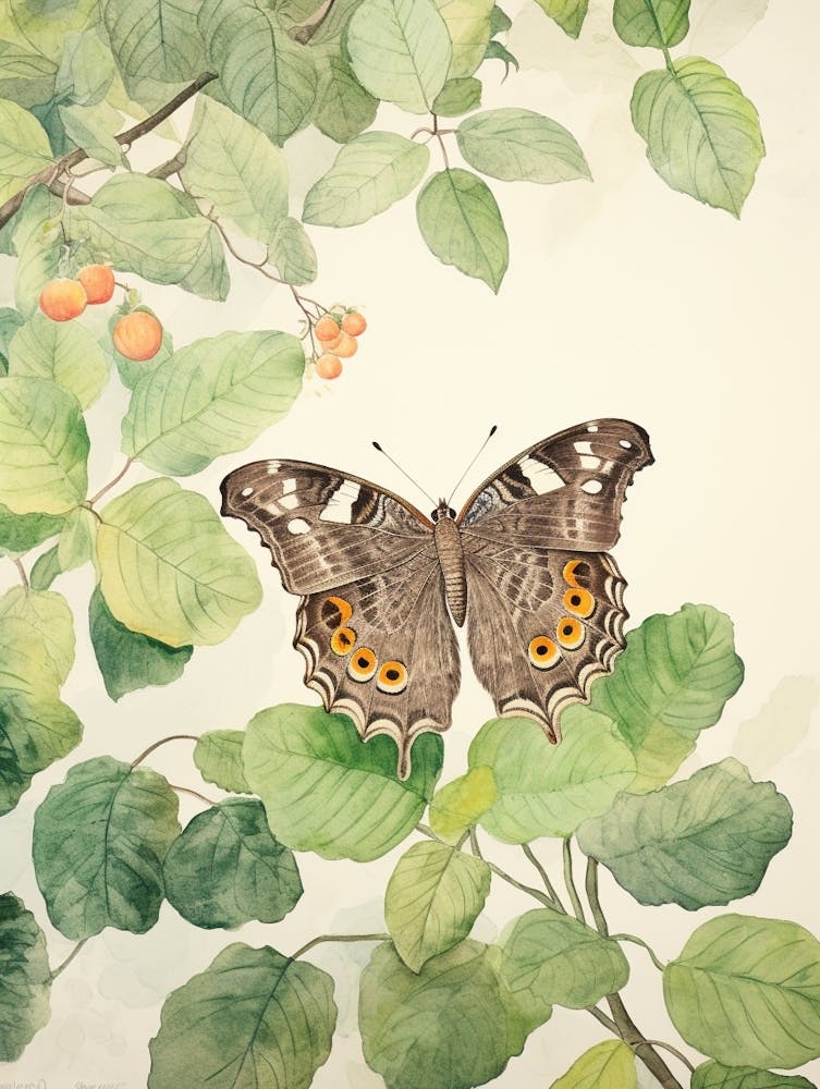 Storybook Animal Watercolour Butterfly 2