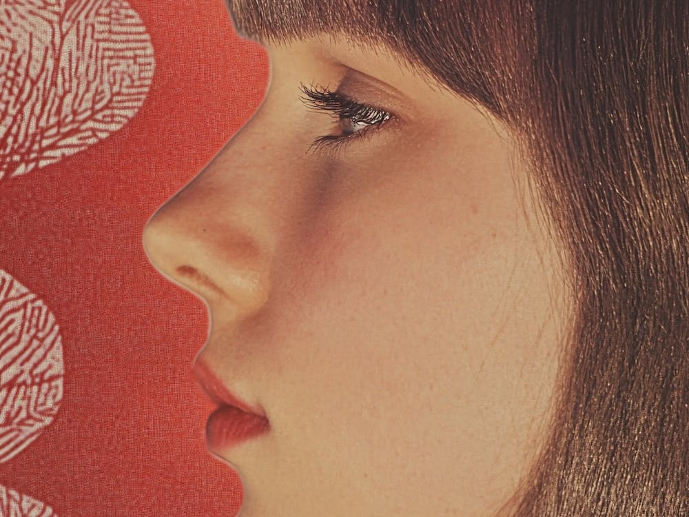 Portrait Of A Girl 60s Vintage