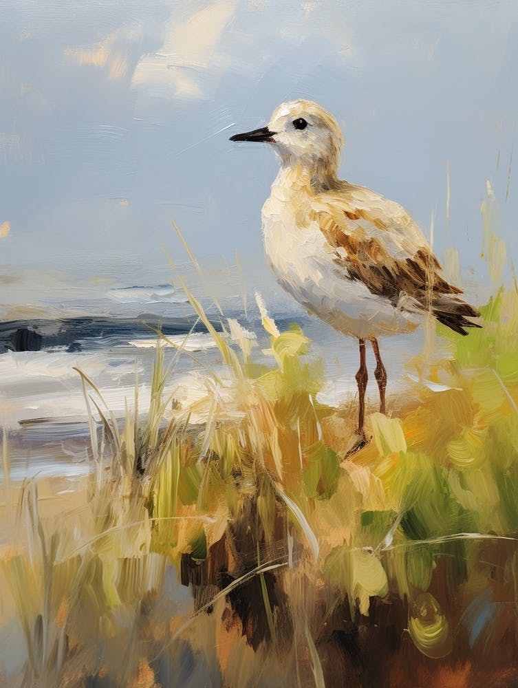 Bird Painting Grey Plover 3