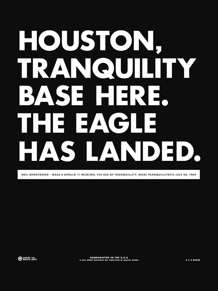 The Eagle Has Landed