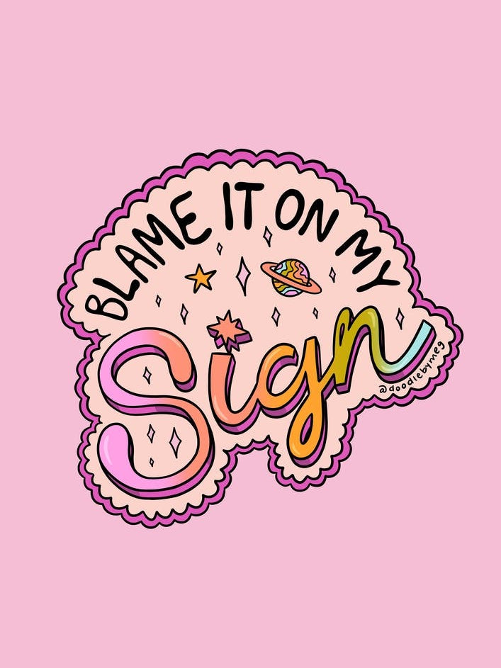 Blame It On My Sign