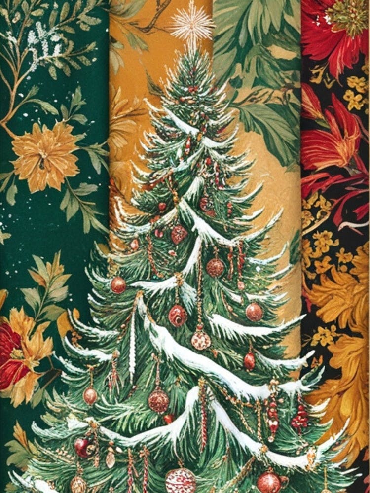 William Morris Christmas Tree 66