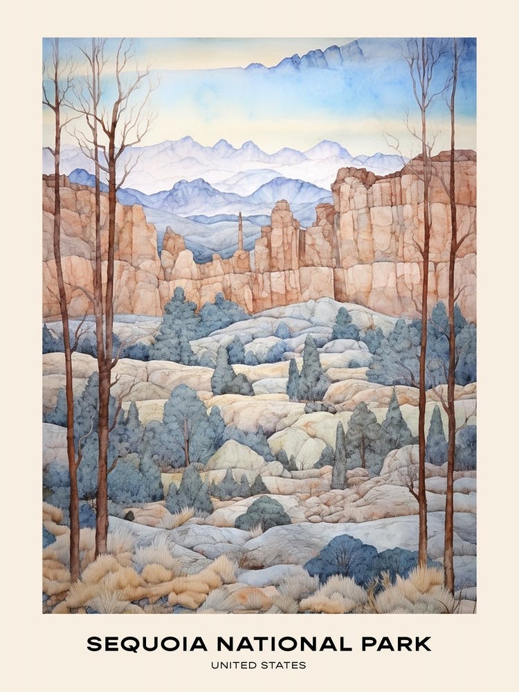 Sequoia National Park United States 2 Poster