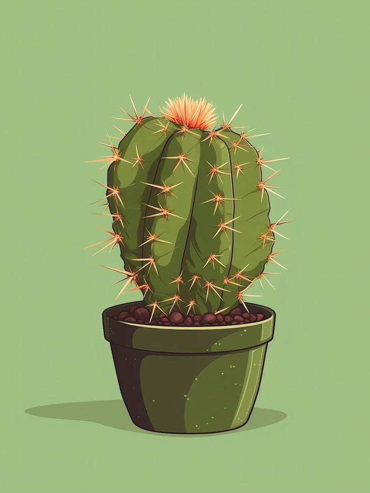 Bishops Cactus Illustration 7