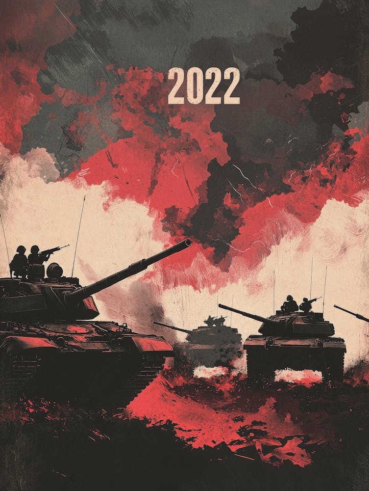 Aihrgdesign A Powerful Geopolitical Poster Marking The Start 10