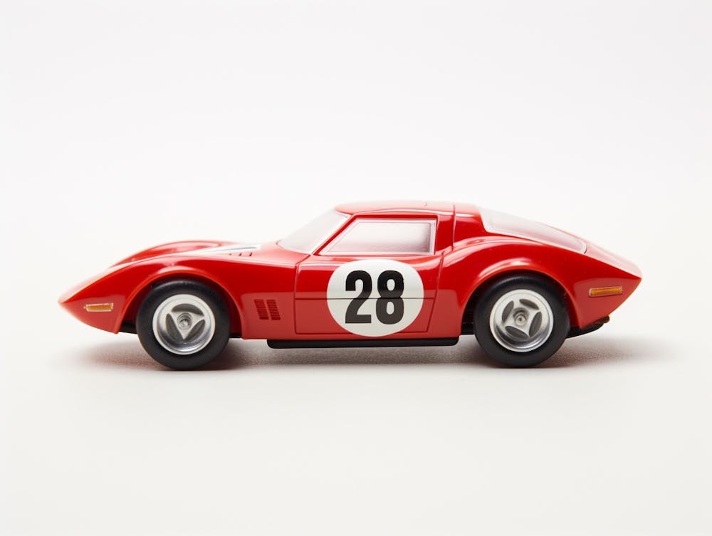 Toy Car 69 Corvette Racer Red
