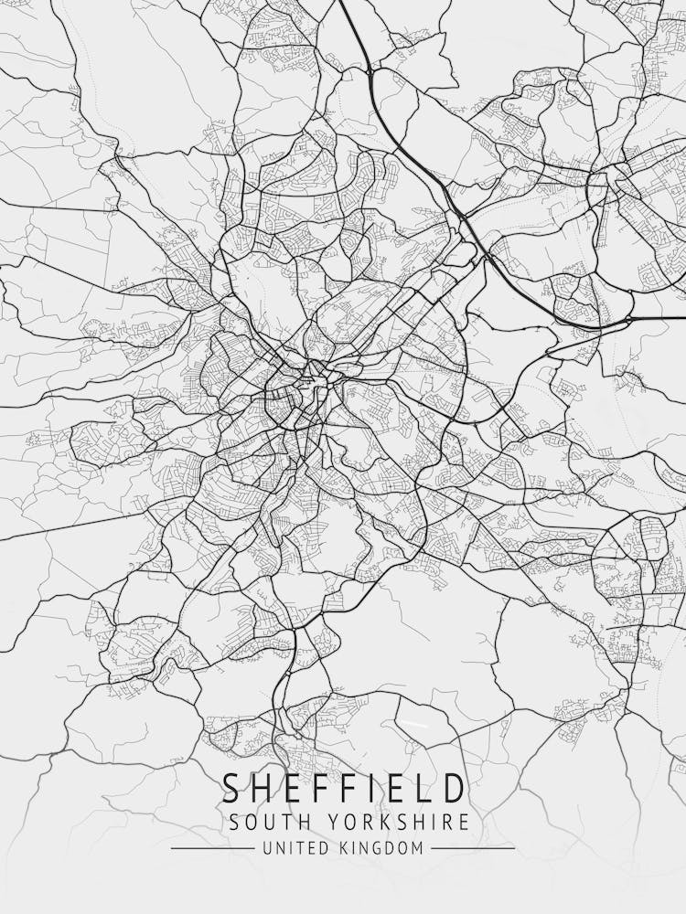 Sheffield City Map