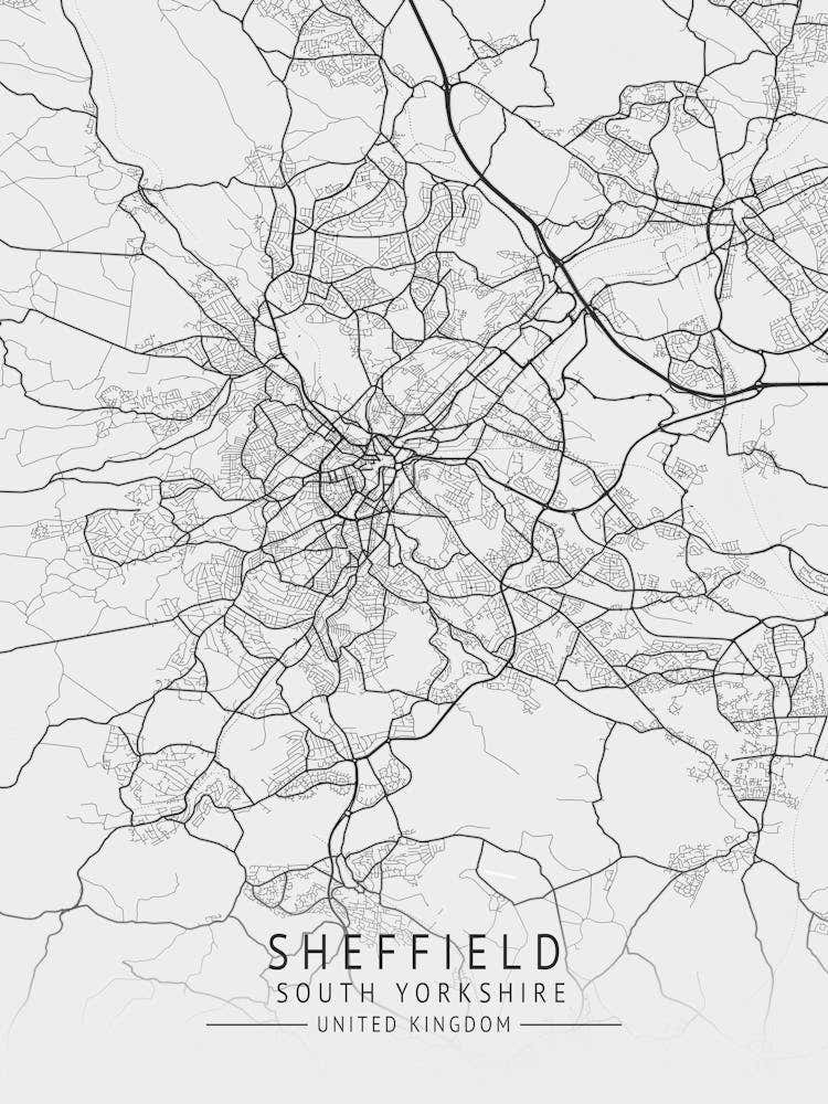 Sheffield City Map