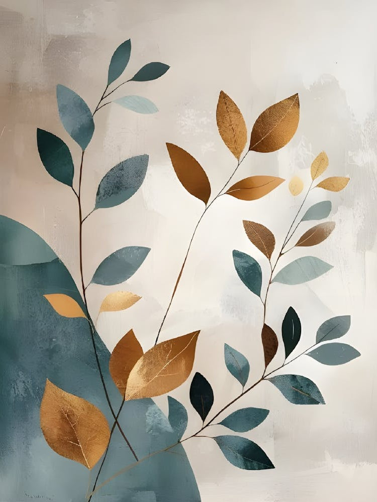 Leaves Canvas Print 4