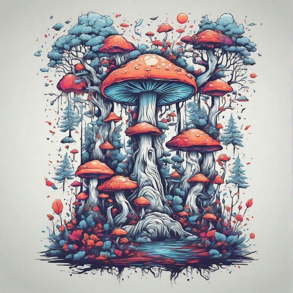 Leonardo Diffusion Xl Create A Psychedelic Tshirt Design With 0 Transformed