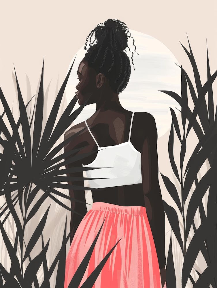 Black Girl In A Skirt