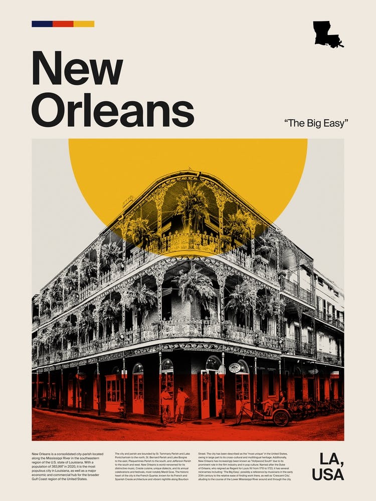 Mid Century New Orleans Travel